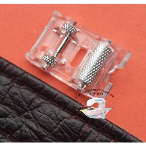 2pcs Leather heavy presser foot Sewing machine home presser foot Roller presser foot For SINGER brother JANOME PFAFF sewing
