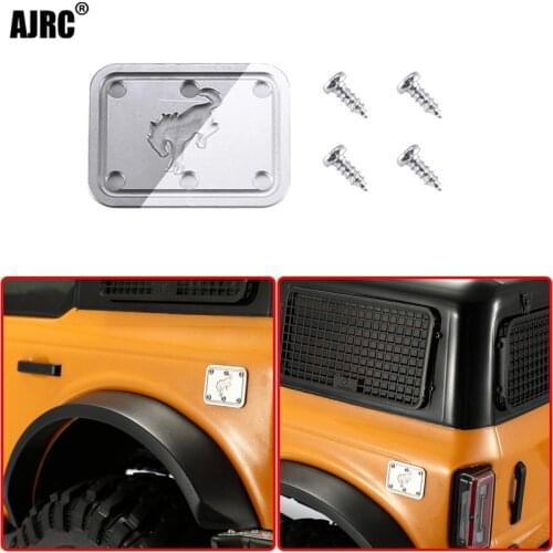 Traxxas Trx-4 92076-4 Bronco Metal Fuel Tank Cap Simulation Fuel Tank Cap Metal Badge 1/10 Rc Car Parts