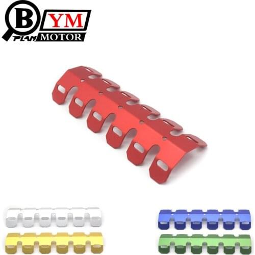 Universal Motorcycle Exhaust Muffler Pipe Leg Protector Heat Shield Cover For Harley Honda Yamaha Kawasaki BMW Ducati