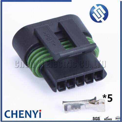2 set 5 Pin Delphi GM LS2 Ignition Coils Plug Automotive Electrical Female Connector 12162825 H2377-5P