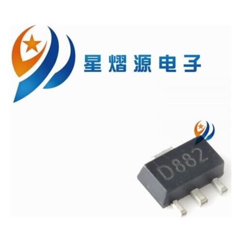 20pcs-60pcs PCS 2SD882 D882 SOT-89 3A/30V NEW IN STCOK