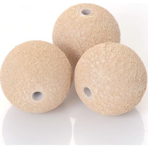 Miasol 20 Pcs Frosted Wrinkle Acrylic Round Loose Spacer Beads For Diy Jewelry Making DIY Bracelet & Necklace