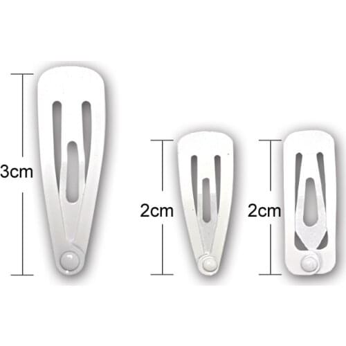 2021 White Paint Hairpin BB Clip Pet Hairpin Dog Accessories Hair Clip Hair water drop Clip 100PCS/lot