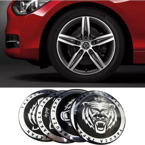 56mm Alloy Sticker for Japan Tiger Wheel Hub Caps for Mercedes Benz W205 W210 Subaru Toyota Lexus Acura Suzuki Infinit SEAT Car