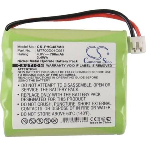 Cameron Sino 700mAh Battery MT700D04C051 for Philips SBC-EB4870 A1706, E2005, SBC-EB4880 A1706, For Avent SDC361