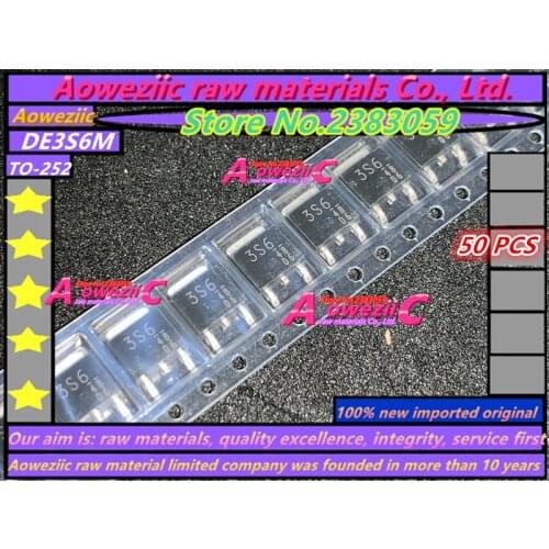 Aoweziic 100% new imported original DE3S6M 3S6 TO-252 Schottky rectifier