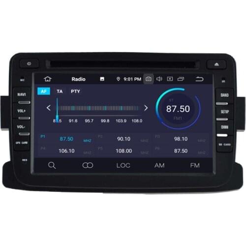 7" Android 10.0 OS Car DVD Multimedia Navigation GPS Radio System Player for Dacia Logan / Dokker / Sandero / Lodgy 2012-2017