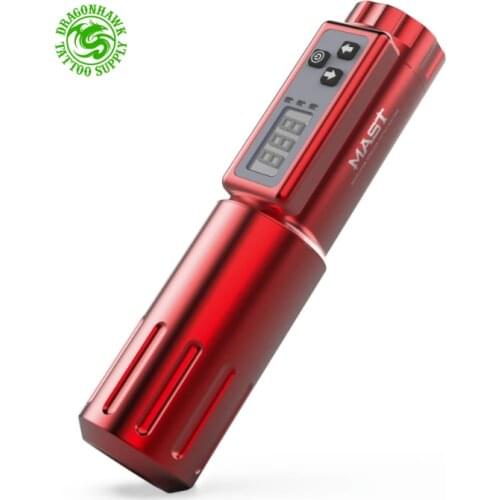 Dragonhawk Mast Wireless Battery Pen Tattoo Rotary Cartridge Pen Machine with LED Display Accessories for Tattoo Artist