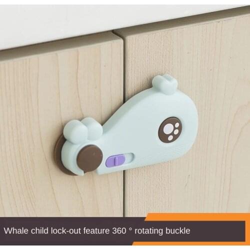 2pcs Child Safety Cabinet Lock Baby Proof Security Protector Drawer Door Cabinet Lock Plastic Protection Kids Safety Door Lock
