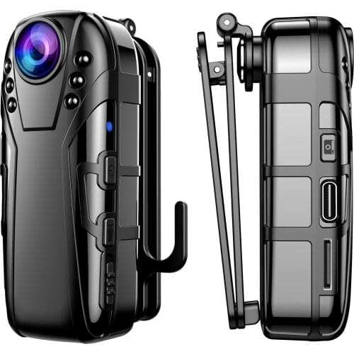 Boblov L02 1080P Infrared night vision Full HD Lens Mini Camera Dash Cam Small Camcorder 125 degrees wide angle Bodycam Police