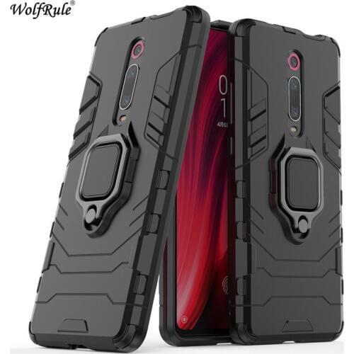 For Xiaomi Mi 9T Pro Case Ring Holder Armor Anti Knock Bumper Protective Phone Case For Xiaomi Mi 9T Pro Cover Funda 6.39