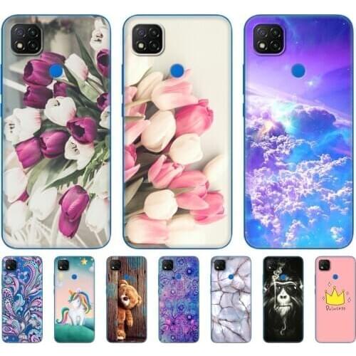 For xiaomi redmi 9C Case Soft TPU Silicon Phone Back Cover For redmi 9C Case 6.53 inch etui bumper fundas coque