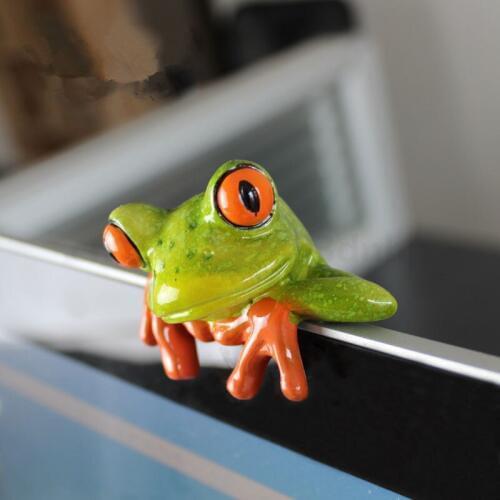 Frog Figurine Decoration New Artificial Animal Crafts Creative Kawaii Micro Landscape Personalized Frog Figurine Decoration