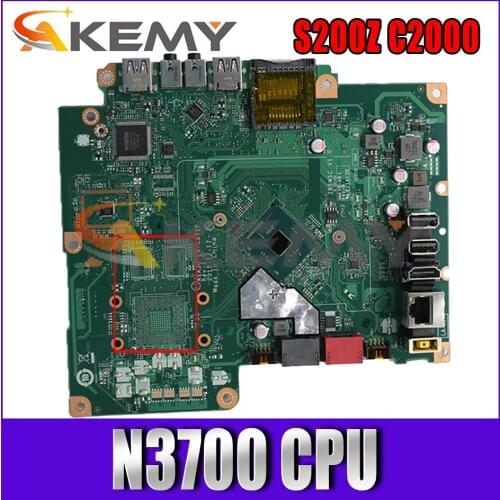 For Lenovo S200Z C2000 AIO Motherboard With SR2A7 N3700/J3610 CPU AIA30 LA-C671P FRU 03T7441 00UW159 MB 100% Tested Fast Ship