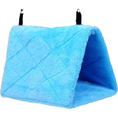 Hammock Bird Nest Pet Parrot Bird Hanging Bed House Plush Winter Warm Cage Nest Tent Bird Supplies Pet Warm Cage Accessories New