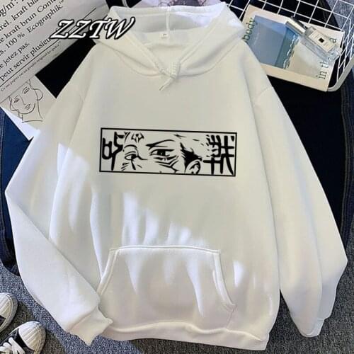Jujutsu Kaisen Anime Hoodie Women Sukuna Print 2021 Spring Aesthetic Sweatshirt Harajuku Streetwear Tops Dropshipping