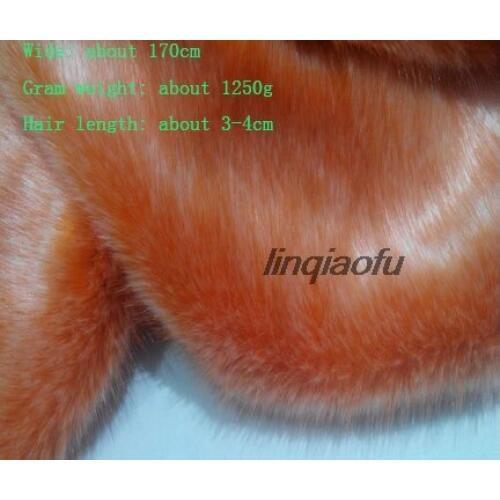 Faux Fox Fur Clothing Fur Collar Sofa Mat Car Mat Plush Fabric