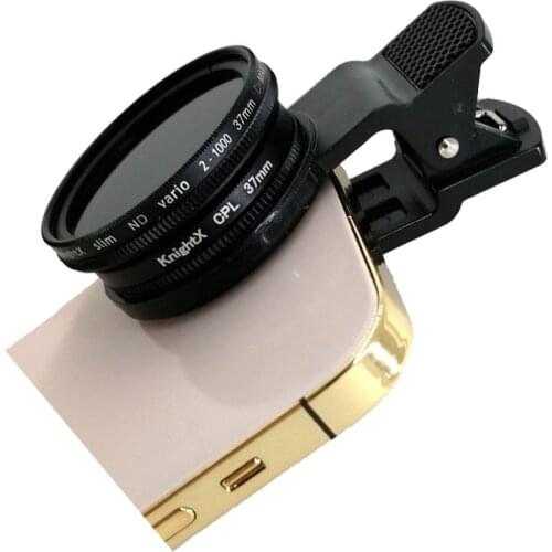 KnightX 37mm 40.5mm 52mm 55mm 58mm Professional Phone Camera Macro Lens CPL Star Variable ND Filter all smartphones For Samsung