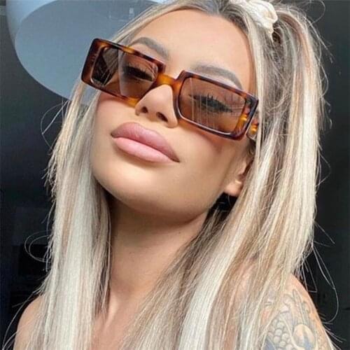 Fashion Vintage Square Sunglasses Women Men 2021 Luxury Brand Designer Popular Travel Colorful Sun Glasses Female Shades UV400