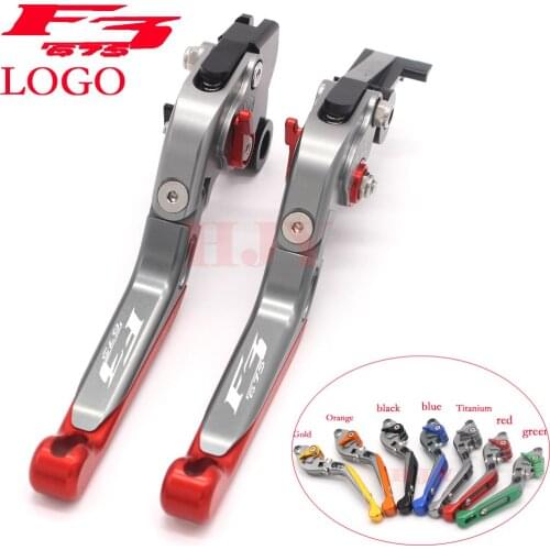 Motorcycle Folding Extendable CNC Moto Adjustable Clutch Brake Levers For MV AGUSTA F3 675 F3675 2012 2014