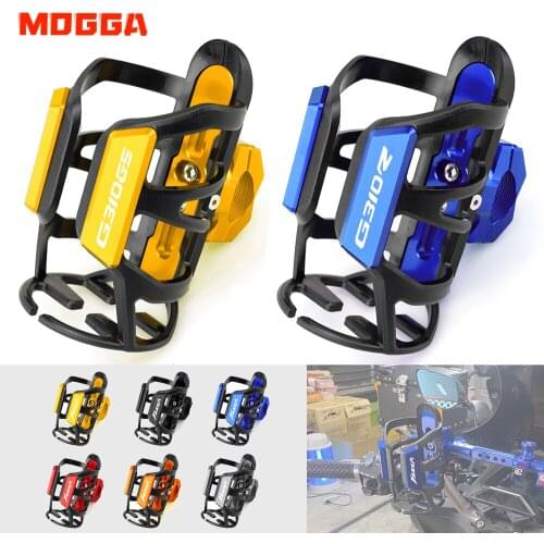 Moto Beverage Water Bottle Cage Aluminum Alloy Drink Cup Holder Sdand For BMW G310GS G310R G310 GS/R Motorbike Accessories