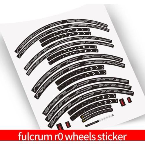 R0 wheel sticker road bike climbing rim sticker racing zero road bicycle decals