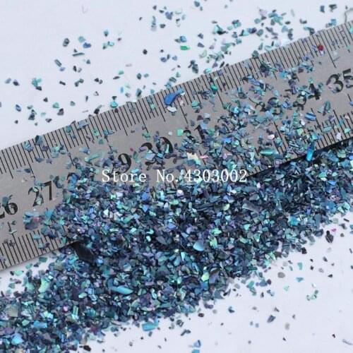 100g/lot Natural Crushed Abalone Shell Mother of Pearl shell for DIY Jewelry Crushed Shell MOP Pearl shell for fake nails