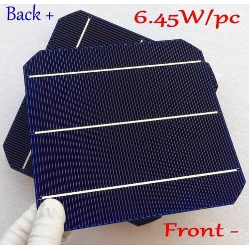 Newest Double-side Mono Solar Panel Cell-4BB Mono solar cell with enough PV Ribbon solar cell wire- Sunpower flexible solar cell