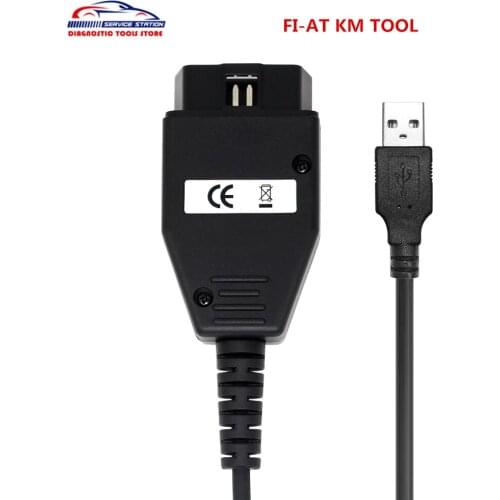 Newest for FIAT KM TOOL OBD2 Odometer Correction tool Programmer for FIAT KM TOOLOBD II Mileage Programmer Free Shipping