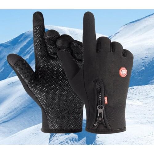 New Unisex Touchscreen Winter Thermal Warm Cycling Bicycle Bike Motorcycle Ski Outdoor Hiking Camping Gloves Sports Full Finger