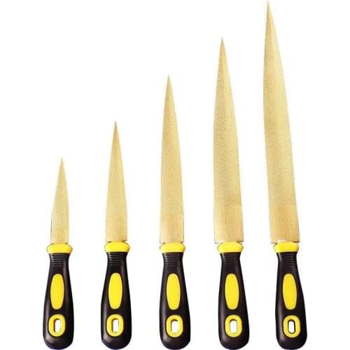 Woodworking File Hardwood File Gold File Grinding Tool Wood File Thick Teeth Rubbing Tool Fine Teeth Semicircular Staggered