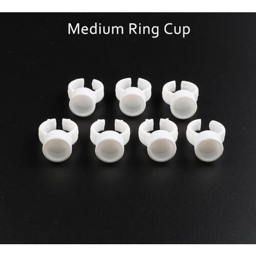 Plastic Disposable Microblading Tattoo Ring Holder Container Ink Cups Permanent Makeup Pigment Tattoo Tools