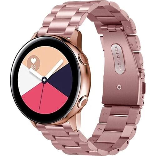 Stainless Steel Strap For Galaxy Watch Active2 40mm Bands Active 2 44mm Band 20mm for Samsung Galaxy Watch Active 2 watchband