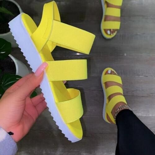 Light Sandals Shoes Woman Women Soft Pu Leather Chunky Low Heel Sexy Flat Party Ladies Female Mujer Sapato Feminino Sandals