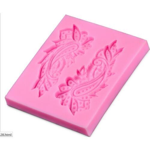 3D Silicone Mold Peacock Feathers Shapes Mould For Soap Candy Chocolate Ice Cake A361