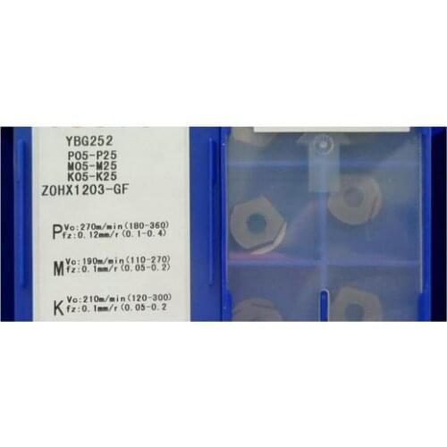 ZOHX1203-GF YBG252 ZOHX1203-GM YBG252 Free shipping! 100% Original brand CNC blade