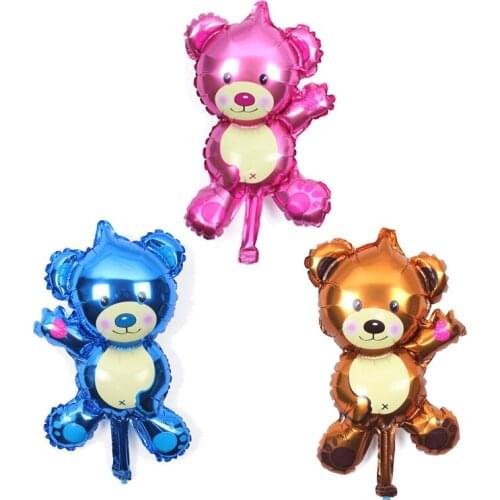 1pcs Bear Aluminium Foil Baby Shower Boy Girl Balloon Wedding Gift Decoration Kids 100 Days Birthday Party Toy Hot Selling