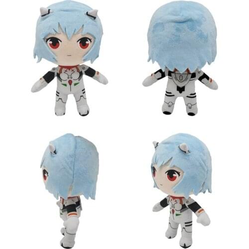 20CM rei Plush Toys Doll Kawaii rei Plush Anime Stuffed Plush Toys Christmas Birthday Gift For Kids