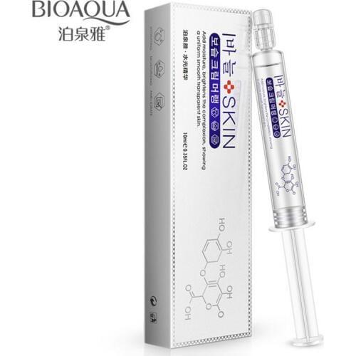 2019 Real Ageless Bioaqua Brand Skin Care Cylinder Moisturizing Hyaluronic Acid Liquid Anti Wrinkle Aging Collagen Essence 10ml