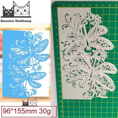 2021 Cut Die Dragonfly Lace Metal Cutting Dies DIY Scrapbooking Steel Craft Die Cut Embossing Paper Cards