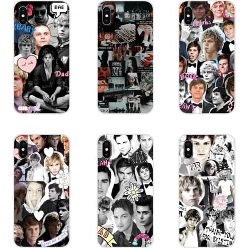 Evan Peters collage For Xiaomi Redmi 4A S2 Note 3 3S 4 4X 5 Plus 6 7 6A Pro Pocophone F1 Accessories Phone Cases Covers