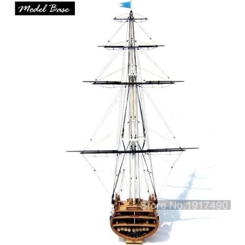 Wooden Ship Models Kits Train Hobby Model-Assembly Educational Toy Diy Model-Wood-Boats 3d Laser Cut Scale 1/75 USS Constitution