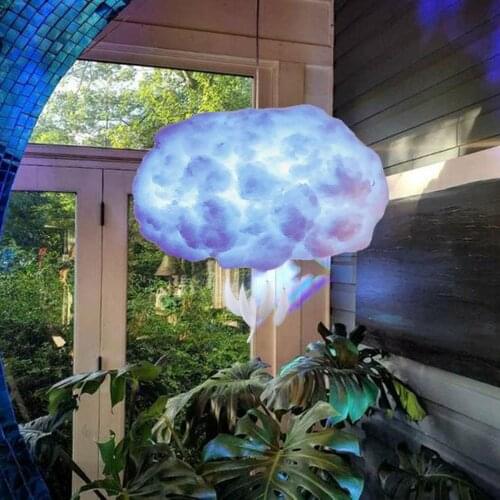 Children DIY LED Warm White Clouds Lamp Night Light Cloud Creative Handmade Special Souvenir бык символ года 2021