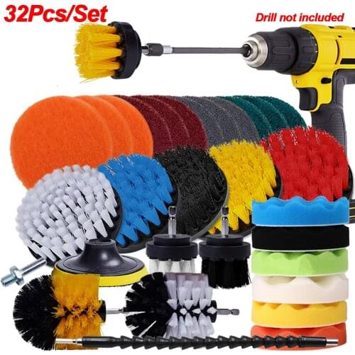 2 3.5 4 5 inch Drill Brush Cleaner Scrubbing Brushes for Bathroom Surface Grout Tile Tub Shower Kitchen Auto Care Cleaning Tools