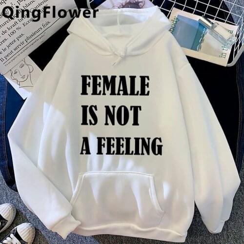 Feminist Feminism Girl Power Grl Pwr hoodies female streetwear Oversized 2021 y2k aesthetic female sweatshirts printed