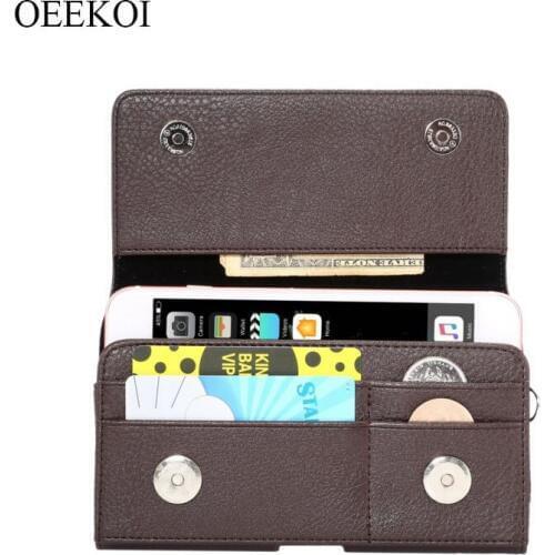 Lichee Pattern Card Slots Holder Pouch Case for ZTE Blade A465/A510/A610c/A610/A310/L5/A2/L5 Plus/D2/V7 Lite/A460/A452/A1/X3 5"
