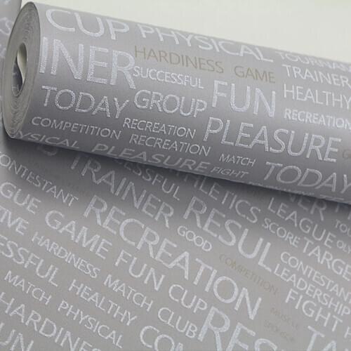 Wallpapers Modern 3d Letters Behang Living Room For Walls 3d Mural Wall Paper Roll Coffee Shop Wallcovering Papel De Parede