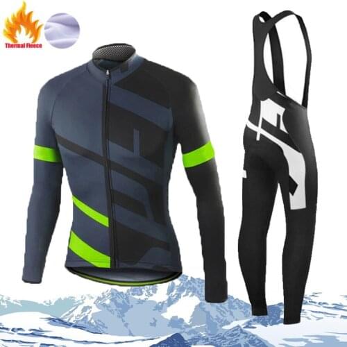 2021 STRAVA Pro Team Winter Thermal Fleece cycling Jersey set Bicycle Clothing Mens Short Sleeve shirt Bike bib shorts Gel pad