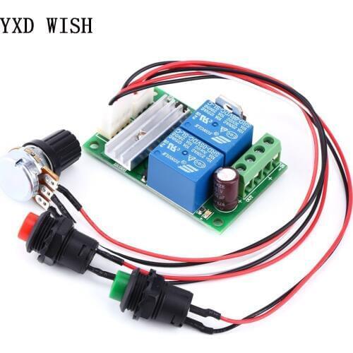 DC 12V 24V 3A 21kHz PWM DC Motor Speed Regulator Controller Adjustable Speed Control Reversible PWM Relay Module 6V-28V