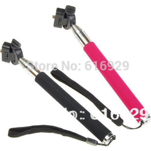 Handheld Tripod camera monopod For GoPro HD Hero Hero2 Hero3 Universal camera support Adjustable Monopod free shipping